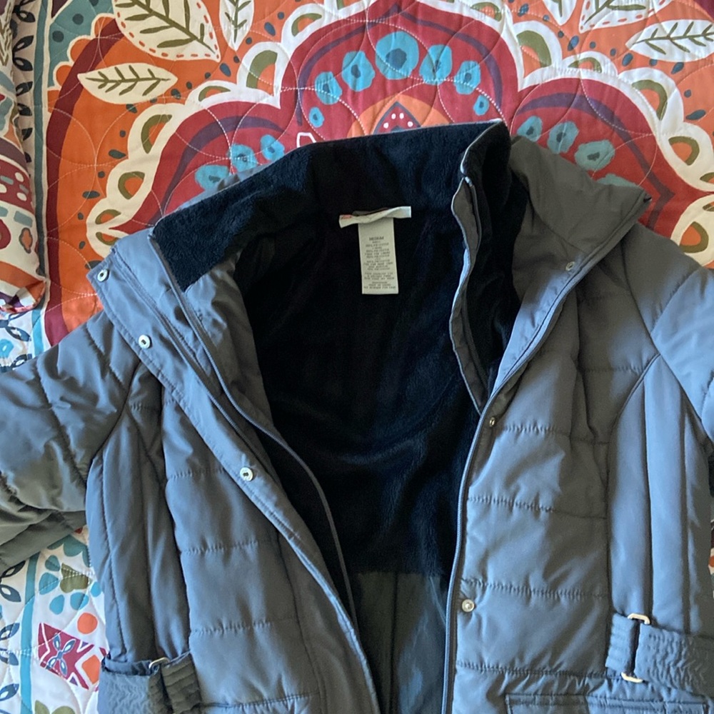 Free country, women’s cold weather, jacket, medium gray. Size Medium